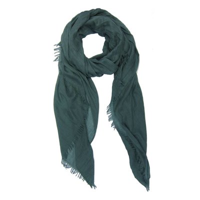 Pure & Cozy Scarf Cotton / Modal green teal