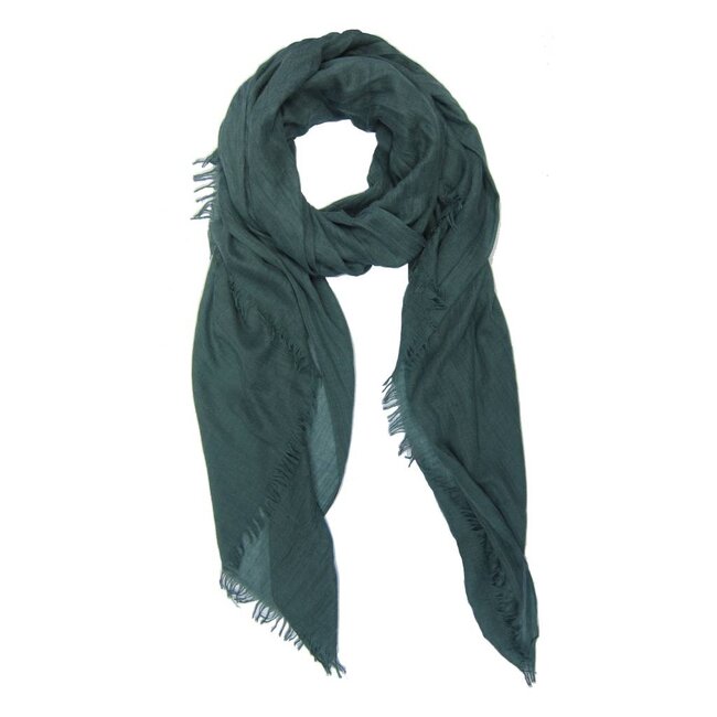 Scarf Cotton / Modal green teal