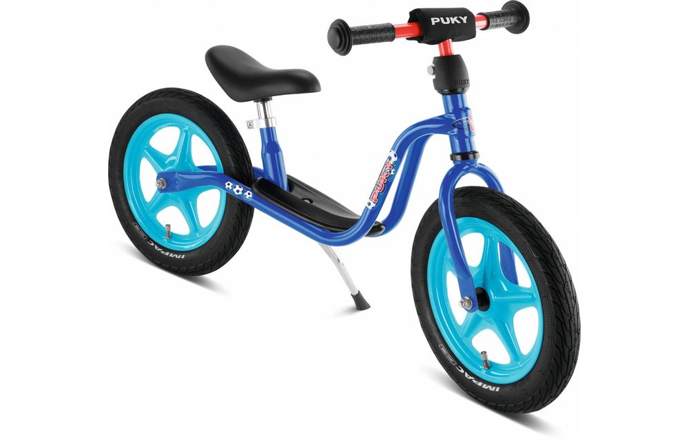 Puky loopfiets met luchtbanden blauw voetbal 2,5+