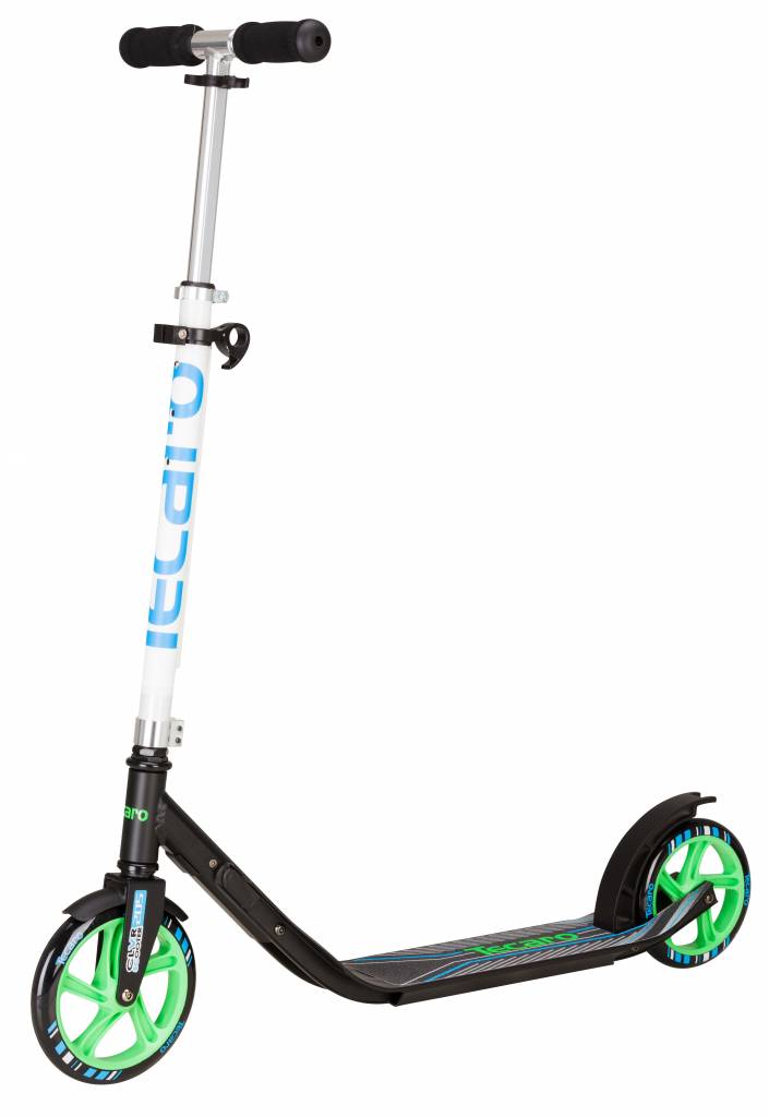 Hudora Tecaro CLVR 205 vouwstep zwart-groen-blauw 8+