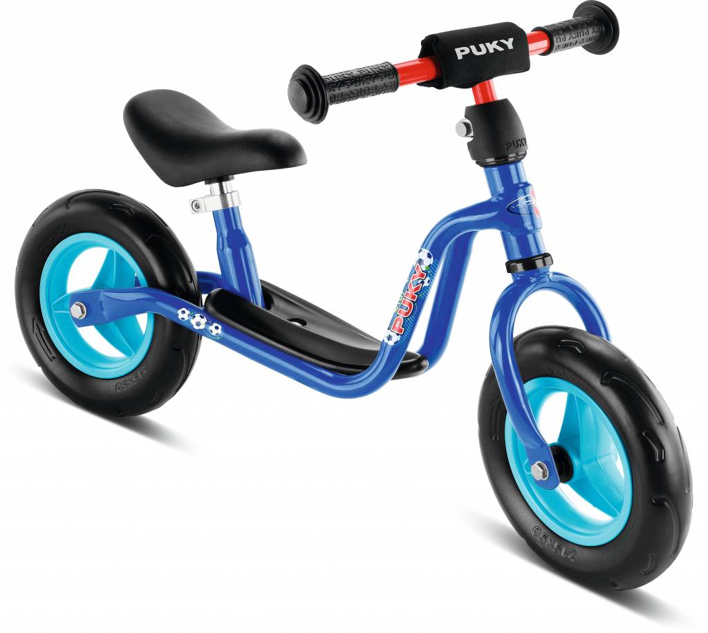Puky superlichte loopfiets blauw voetbal 2+