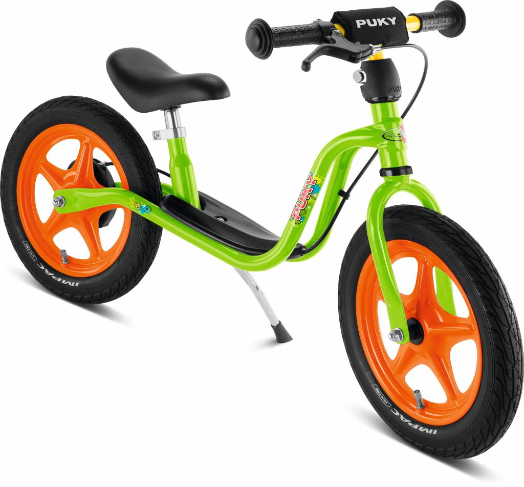 Puky loopfiets met handrem groen-oranje 2,5+
