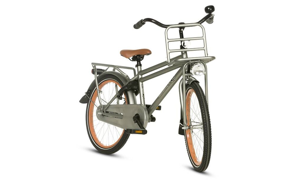 Loekie Pick Up jongensfiets 20" Mat grijs 6+