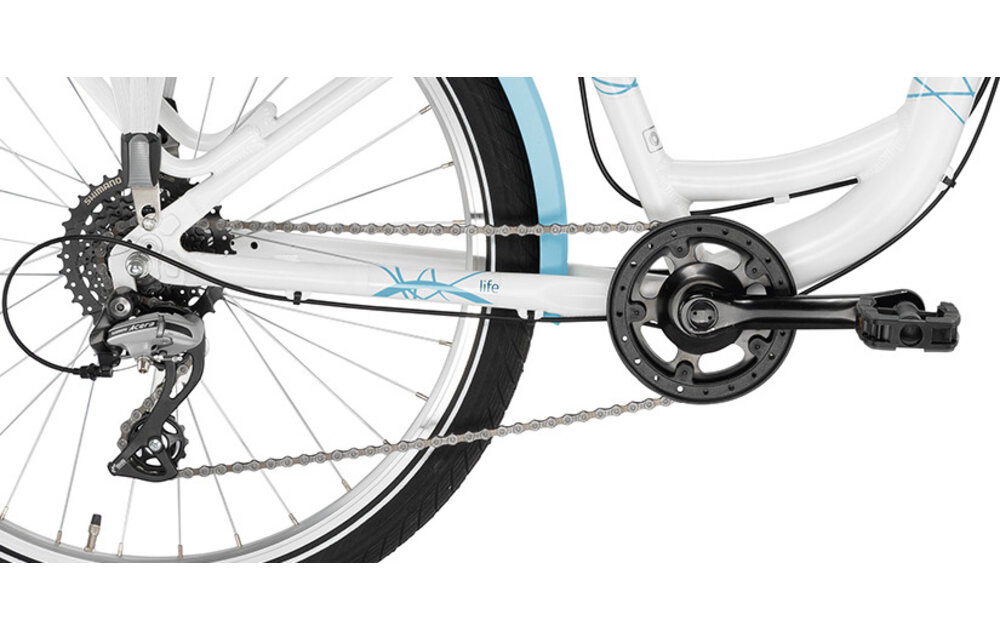 Puky Skyride ALU City (light) 24" 8 speed Wit