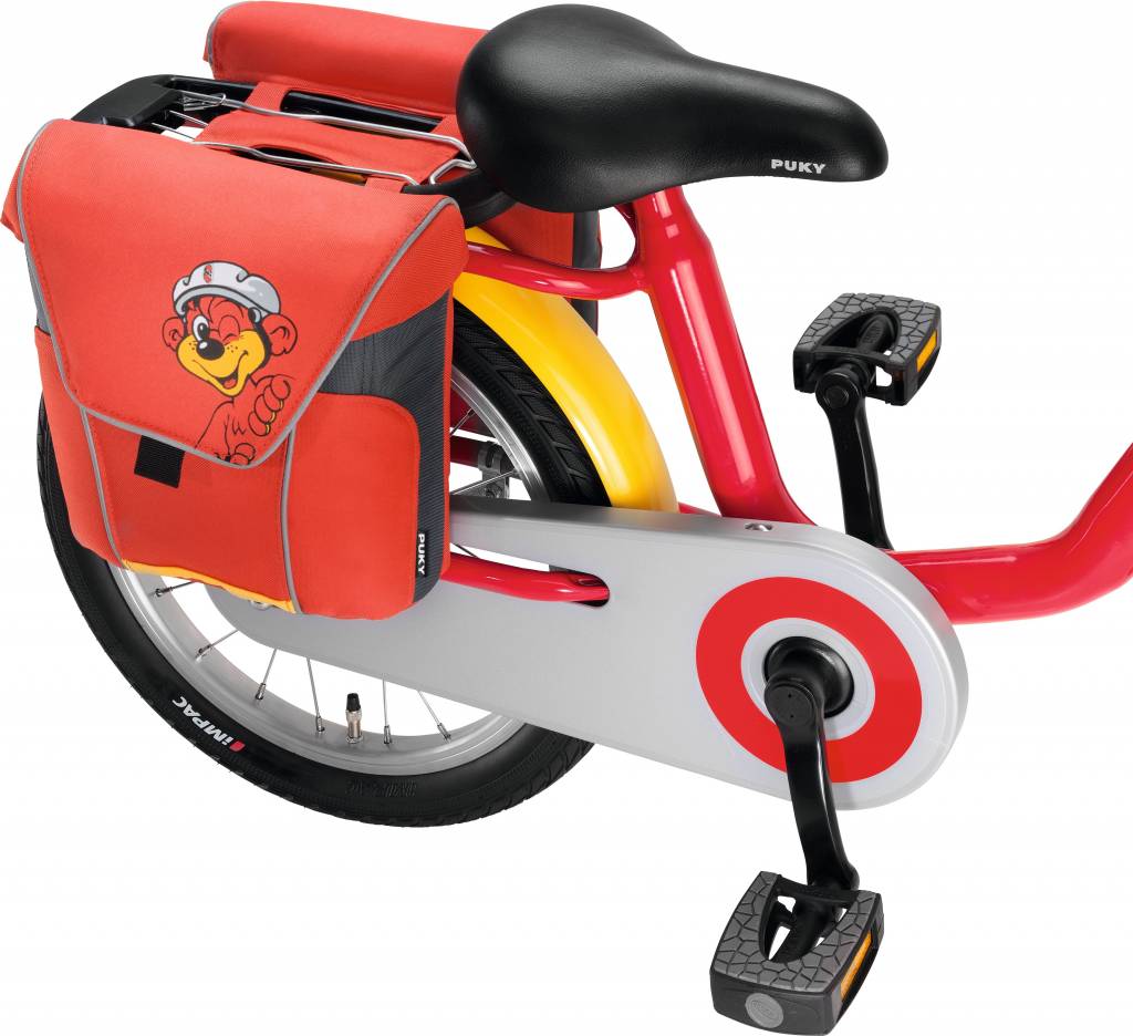 Puky dubbele fietstas DT3 rood