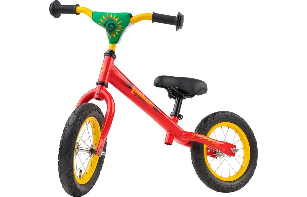 Loekie Loopfietsje kinderloopfiets 12" Red 2,5+