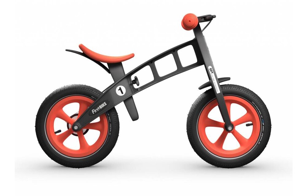 FirstBike loopfiets Limited Edition Oranje Met Rem 2+