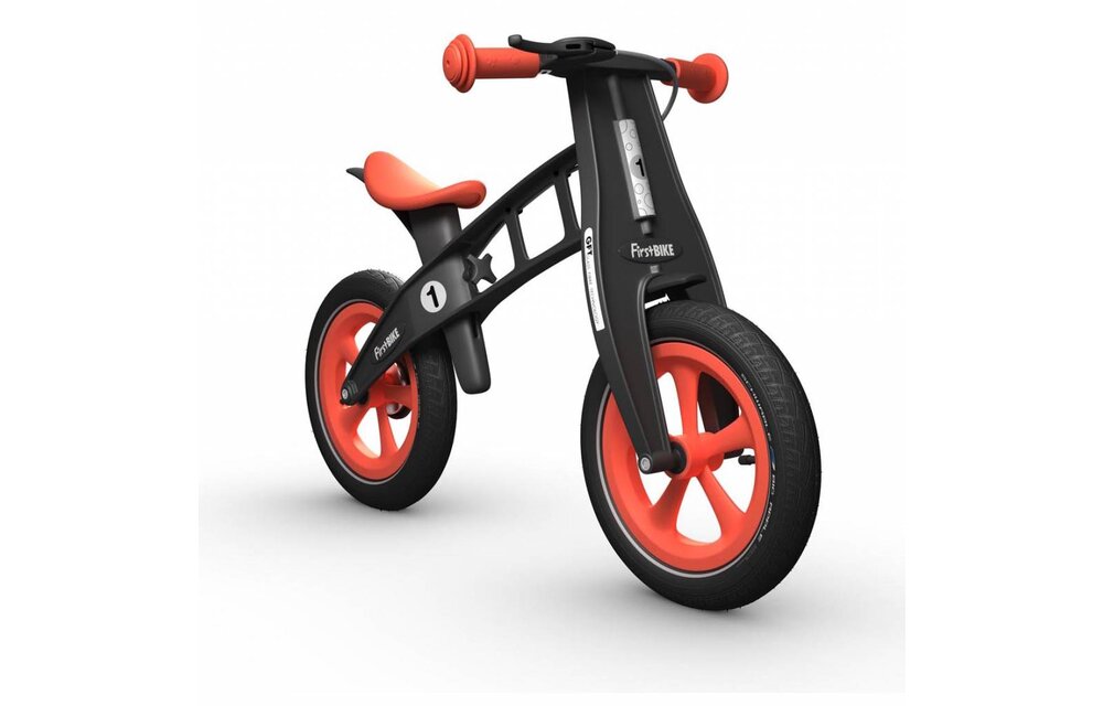 FirstBike loopfiets Limited Edition Oranje Met Rem 2+