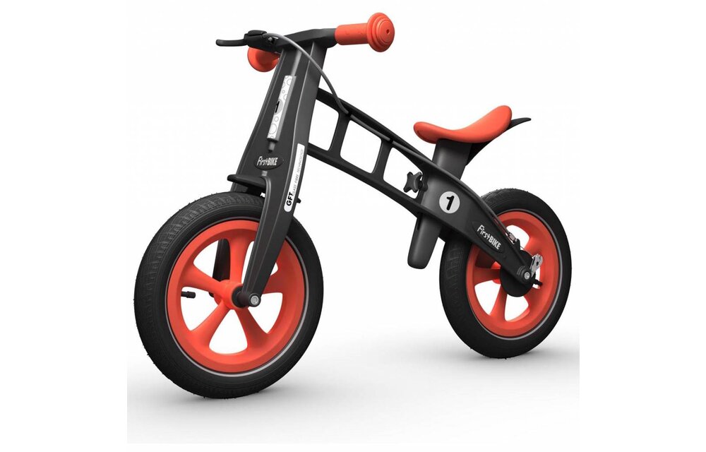 FirstBike loopfiets Limited Edition Oranje Met Rem 2+