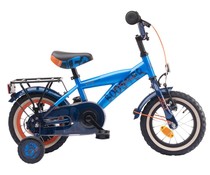 Loekie kinderfietsen Loekie Booster 12" Jongensfiets Blue-Dark Blue 3+ Loekie kinderfietsen Loekie Booster 12" Jongensfiets Blue-Dark Blue 3+