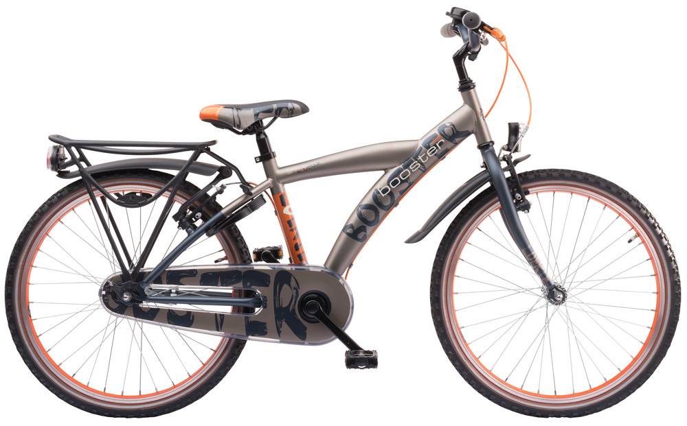Loekie Booster 22" jongensfiets Khaki-Greyblue Matte 6+