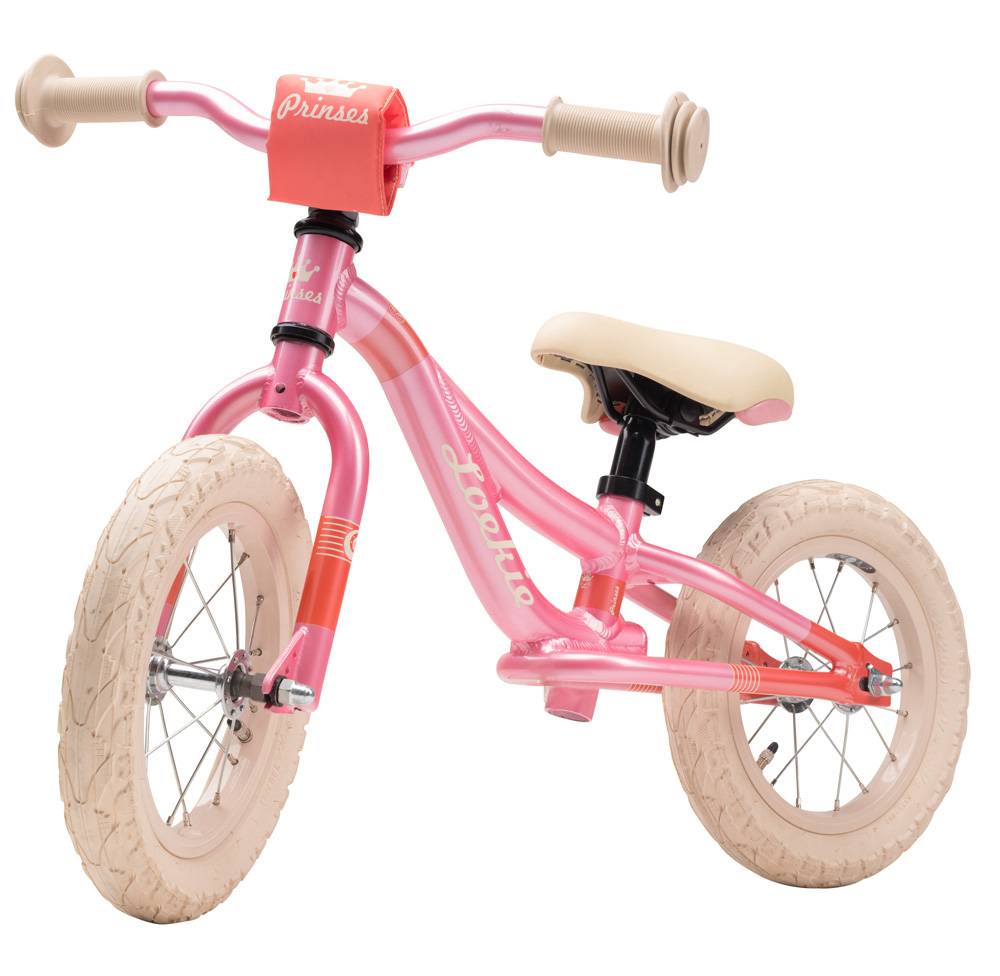 Loekie Prinses Loopfiets 12" Pink 2,5+