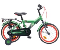 Loekie kinderfietsen Loekie Snake jongensfiets 16" Mossgreen 4+ Loekie kinderfietsen Loekie Snake jongensfiets 16" Mossgreen 4+