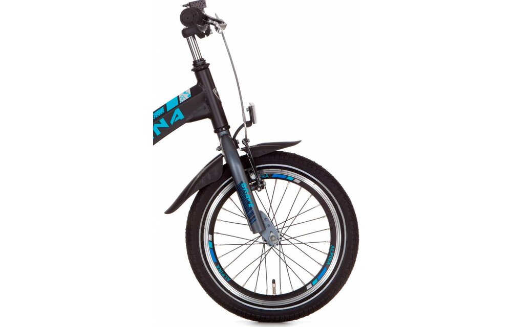 Alpina Brave kinderfiets 16" Night Black Matt 4+