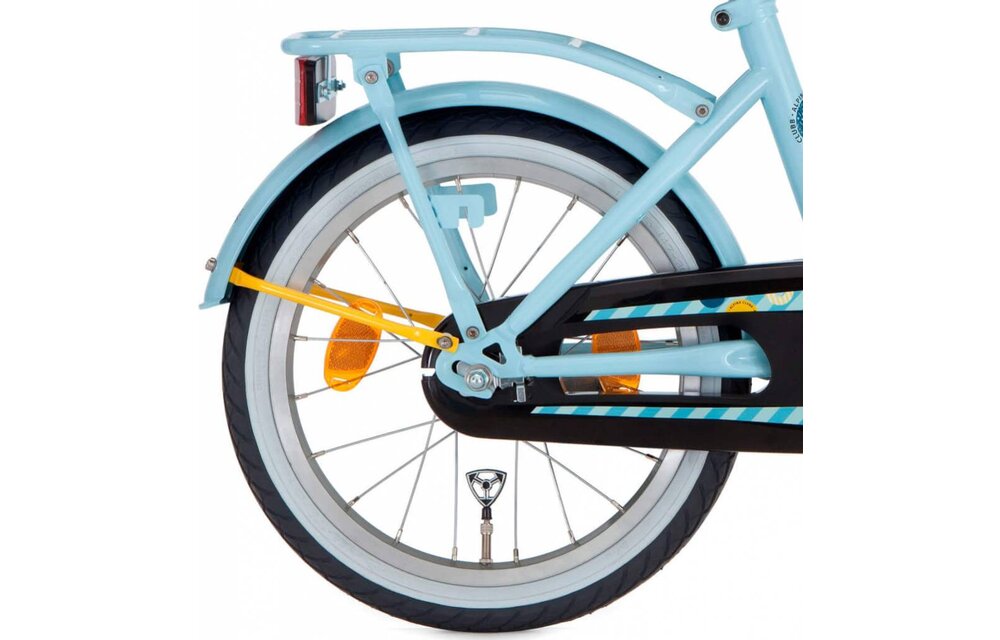 Alpina Clubb meisjesfiets met voordrager 16" Blue Glow 4+