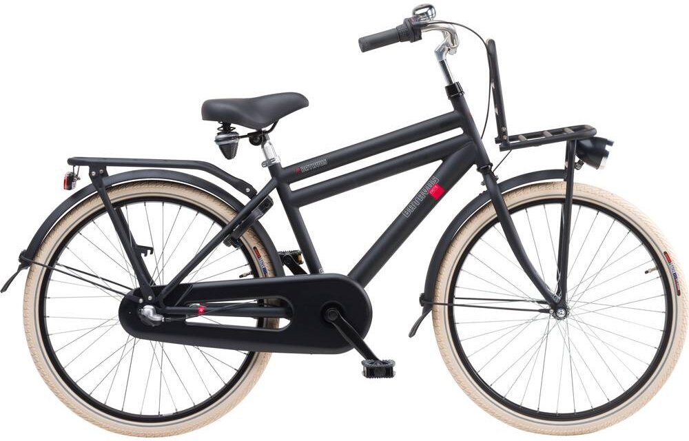 Batavus CNCTD Kids jongensfiets 24" 3-speed Zwart Mat 8+