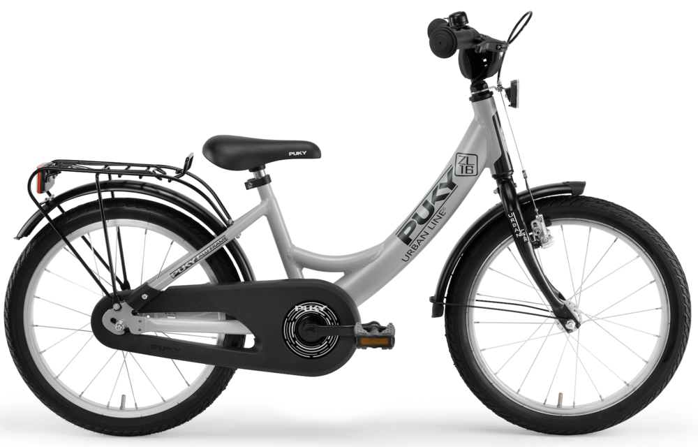 Puky 16" kinderfiets Alu grijs 3+
