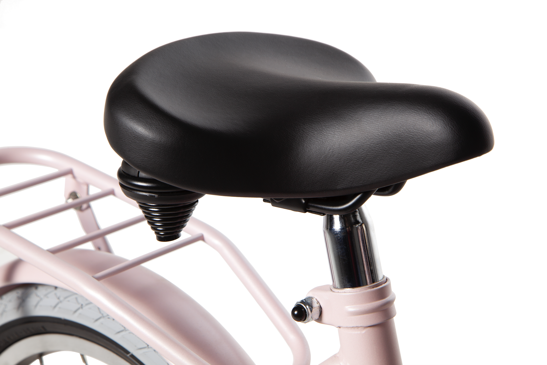 Alpina Cargo meisjesfiets met voordrager 16" Pearl Pink Matt 4+