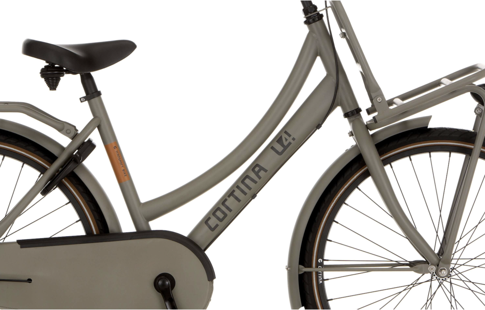 Cortina U4 Transport Mini meisjesfiets 24" 3-speed Quarz Grey Matt 8+