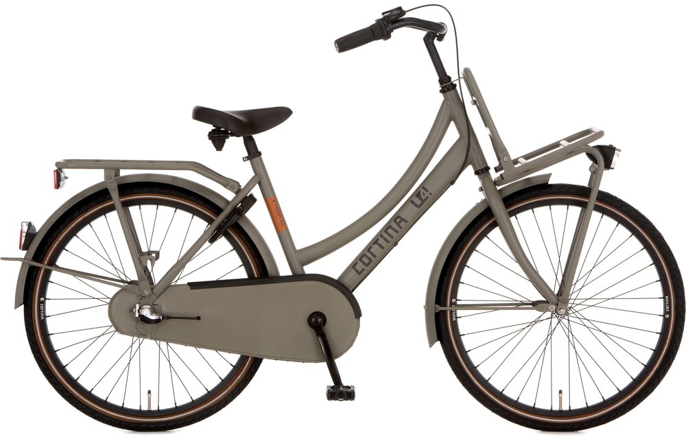 Cortina U4 Transport Mini meisjesfiets 24" 3-speed Quarz Grey Matt 8+