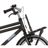 Alpina Cargo jongensfiets met voordrager 16" Space Black Matt 4+