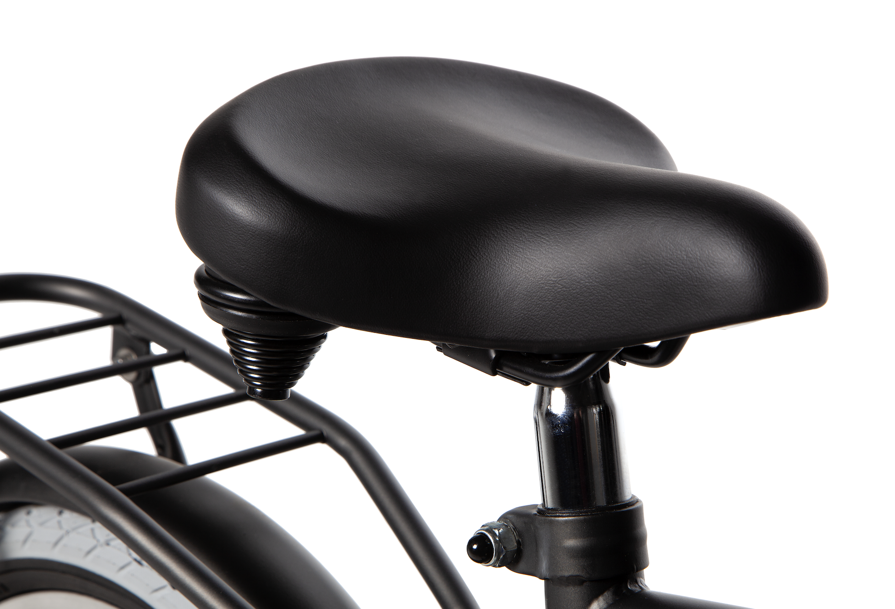 Alpina Cargo jongensfiets met voordrager 16" Space Black Matt 4+