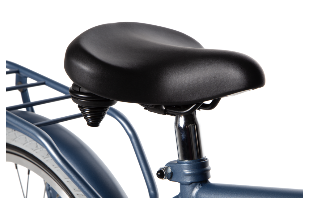 Alpina Cargo jongensfiets met voordrager 20" Vintage Blue Matt 6+