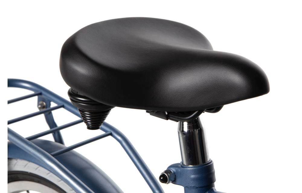 Alpina Cargo jongensfiets met voordrager 18" Vintage Blue Matt 5+
