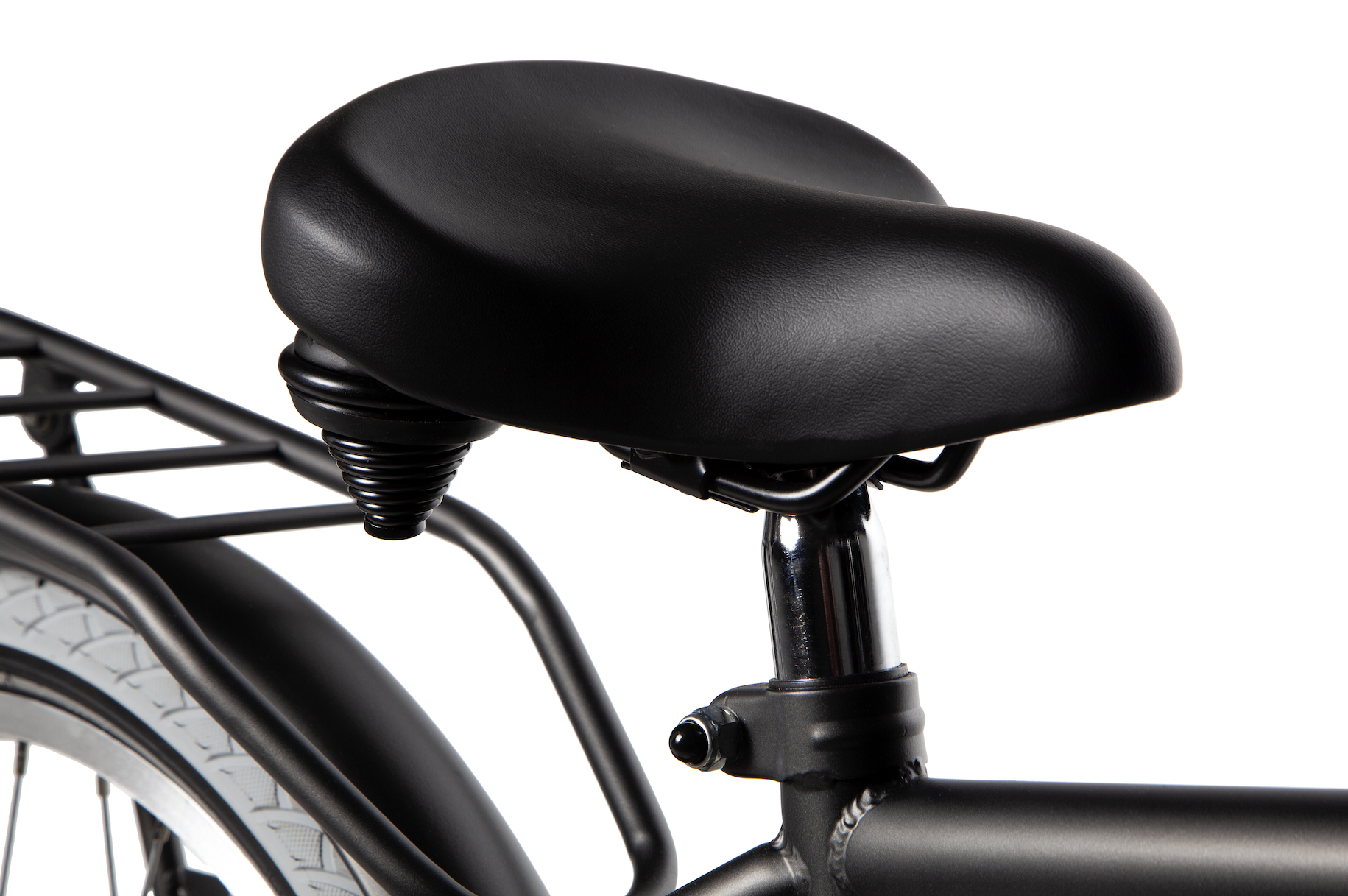 Alpina Cargo jongensfiets met voordrager 22" Space Black Matt 6+