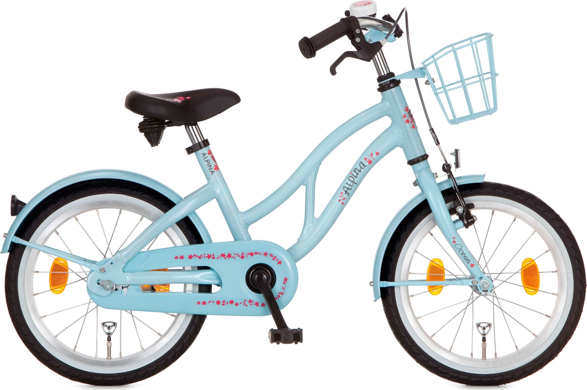 Alpina Ocean 16" Meisjesfiets Winter Blue 4+