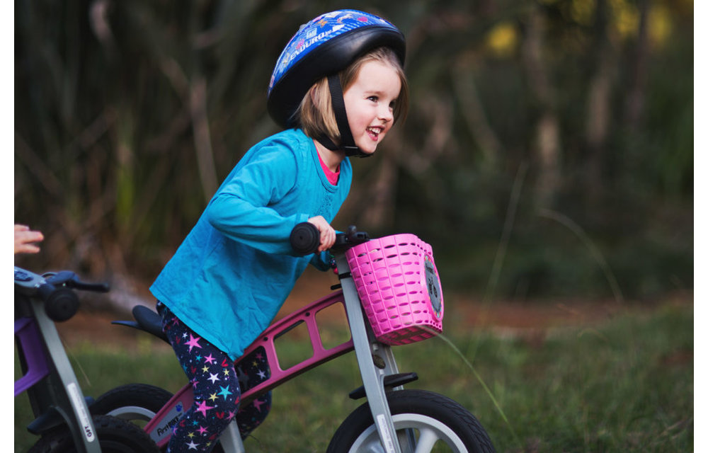 FirstBIKE Basic Roze Met Handrem 2+