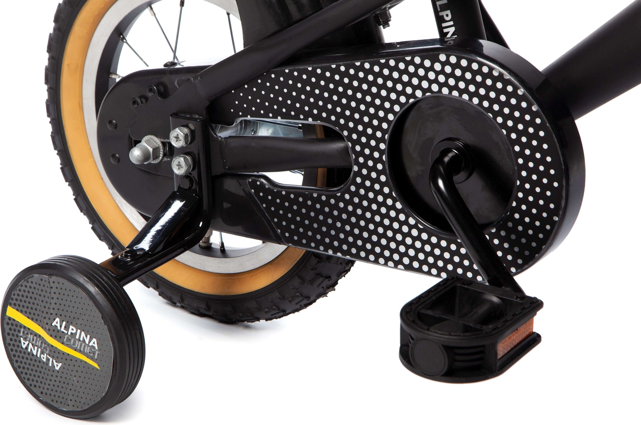 Alpina Comet jongensfiets 12" Pirate Black Matt 3+