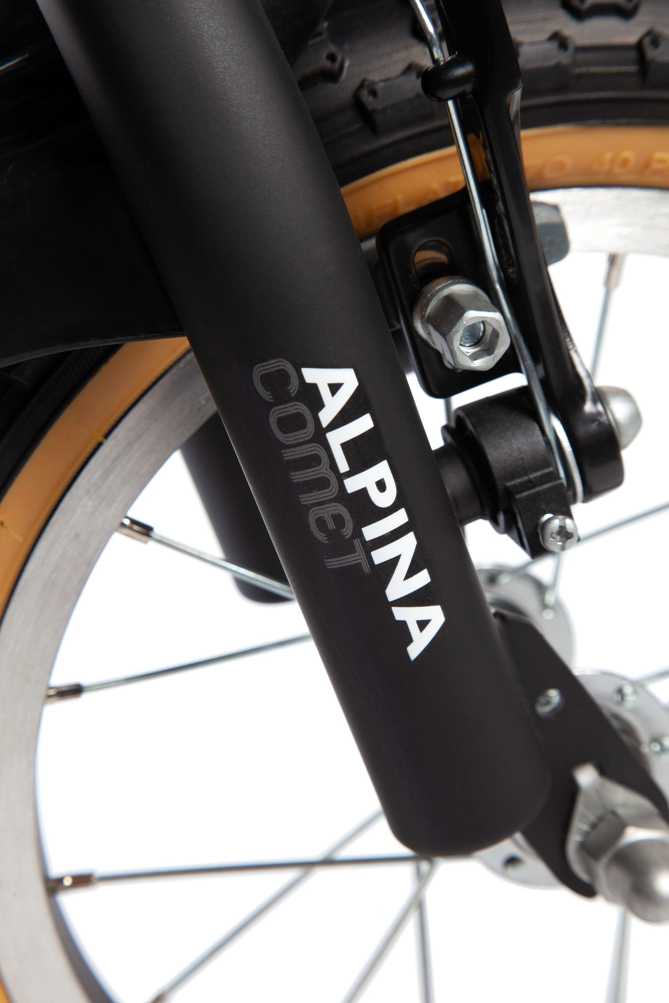 Alpina Comet jongensfiets 12" Pirate Black Matt 3+