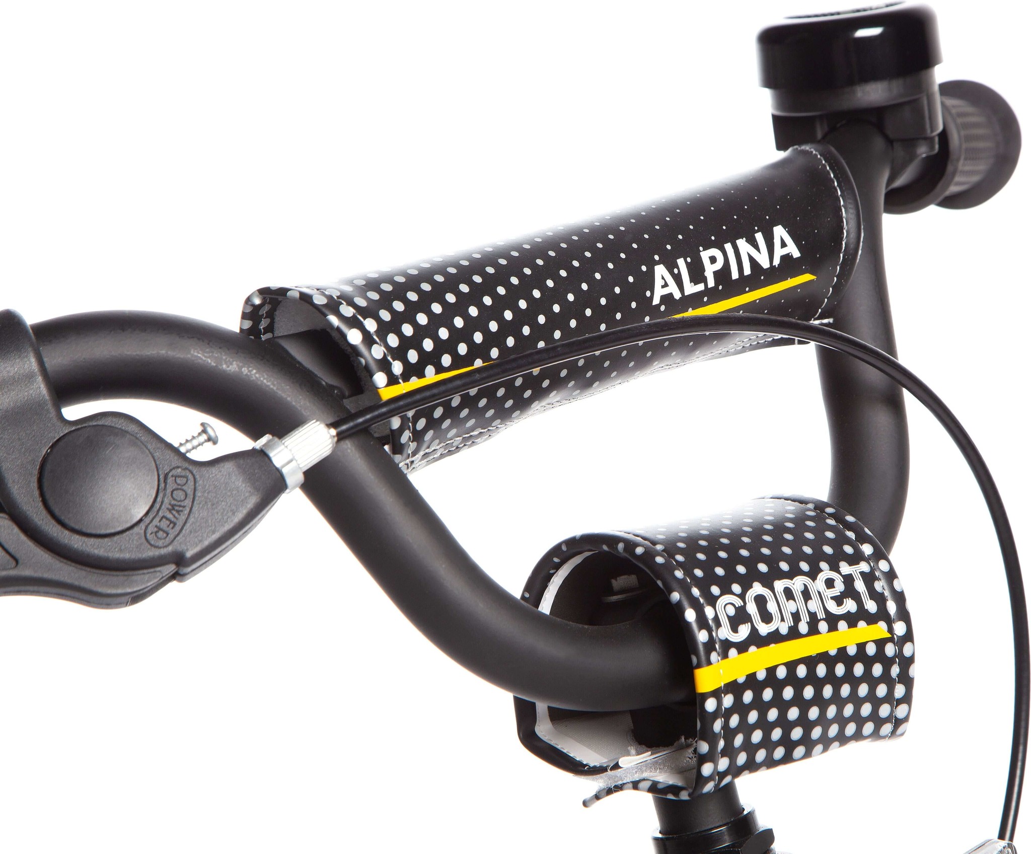Alpina Comet jongensfiets 12" Pirate Black Matt 3+