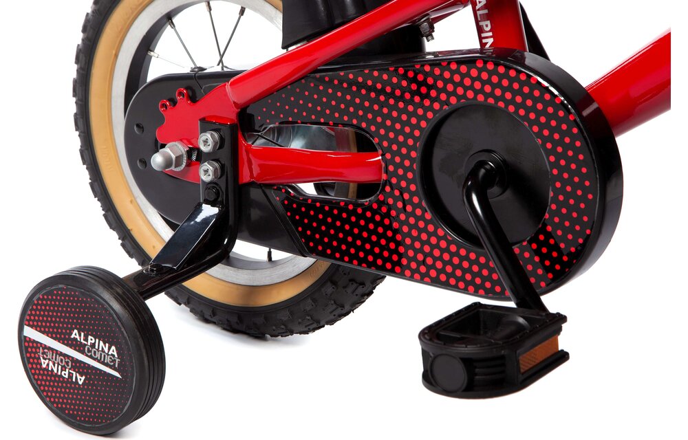 Alpina Comet jongensfiets 12" Flame Red 3+