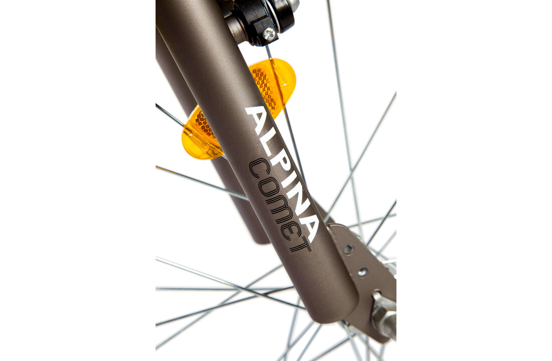 Alpina Comet jongensfiets 20" Steel Grey Matt 6+