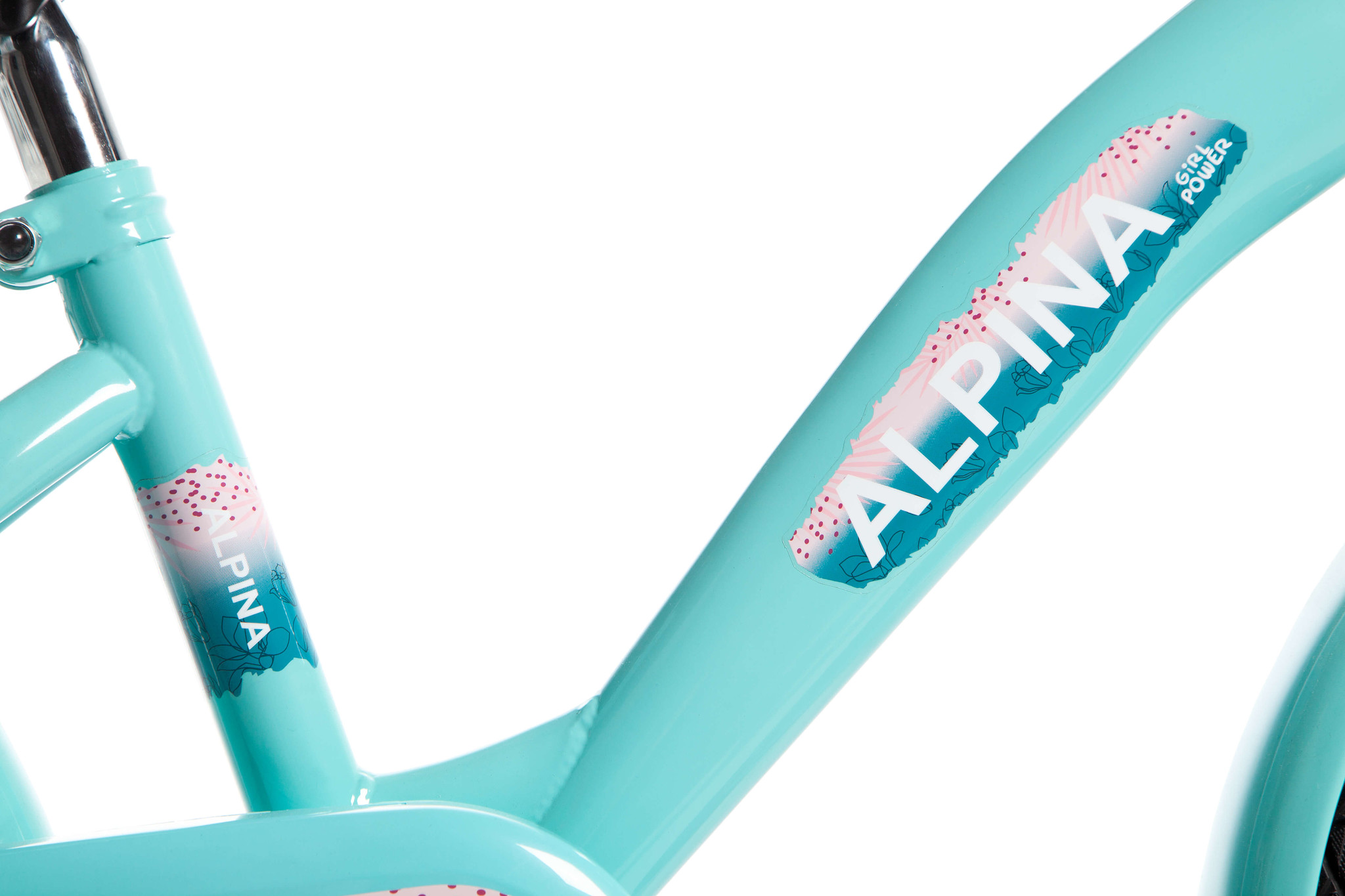 Alpina Girlpower 16" Meisjesfiets Mint Green 4+