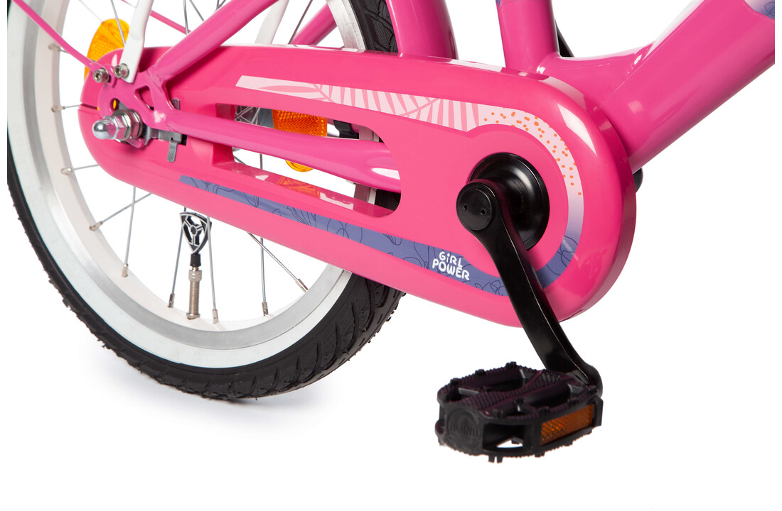 Alpina Girlpower 18" meisjesfiets Candy Pink 5+