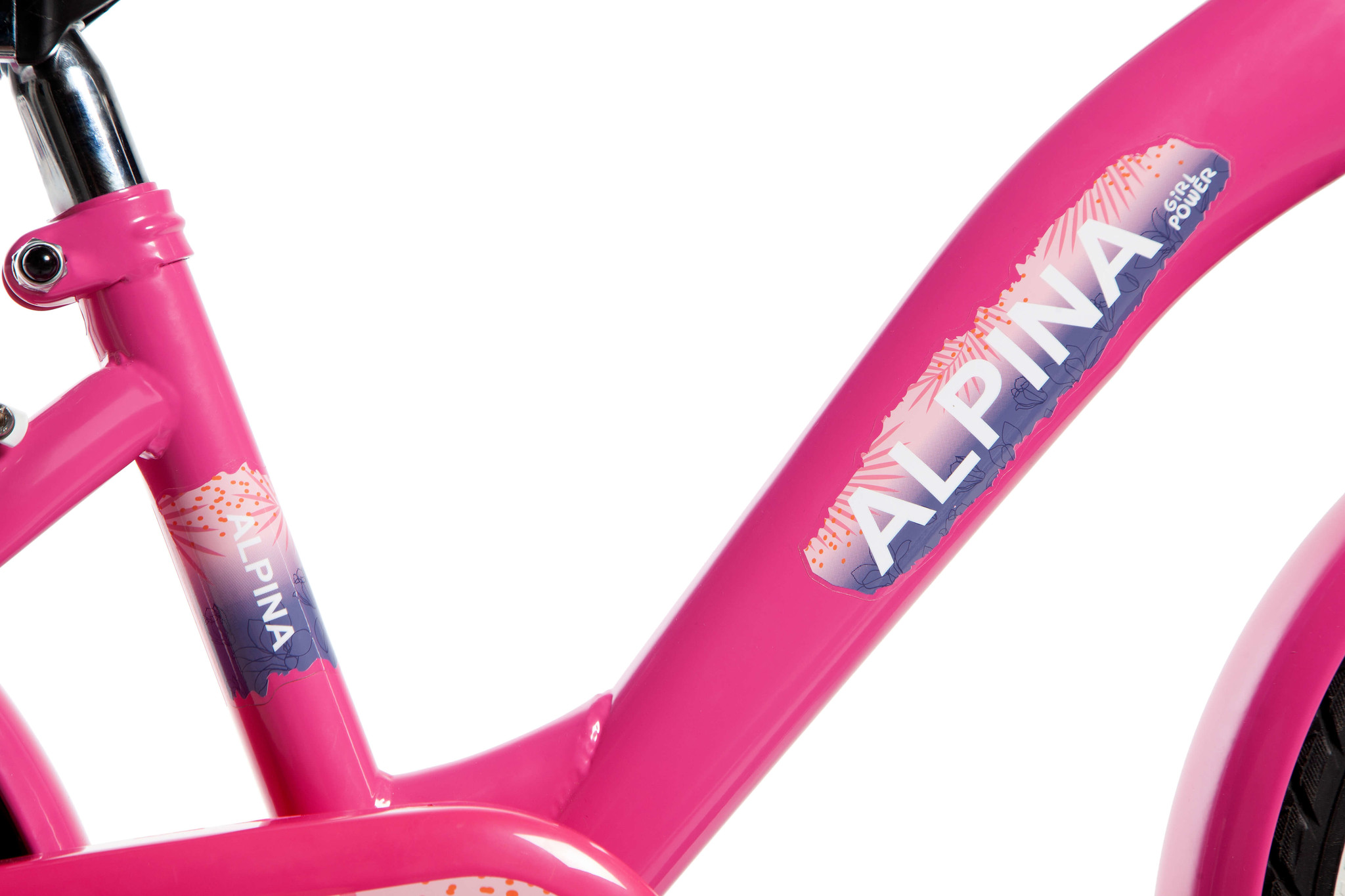 Alpina Girlpower 18" meisjesfiets Candy Pink 5+