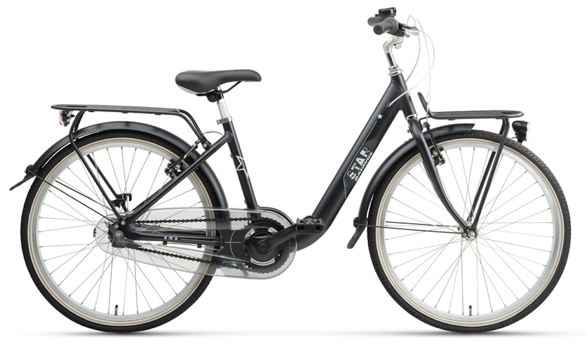 Batavus Star 26" 3-speed meisjesfiets GrijsMat 10+