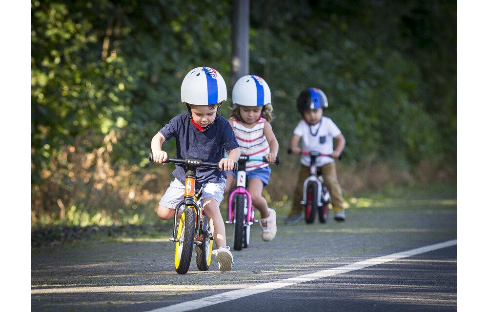 Puky LR Ride loopfiets met luchtbanden Orange-Blauw 3+