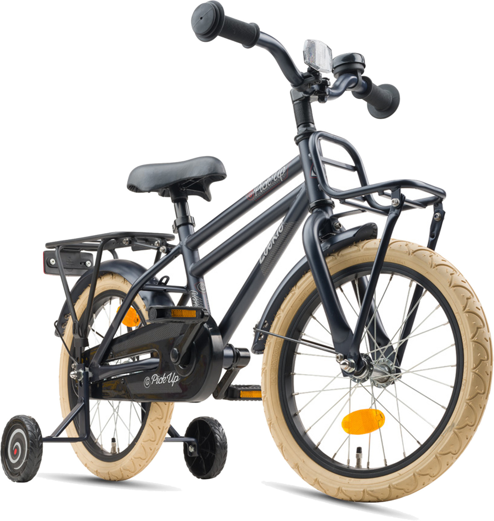 Loekie Pick Up jongensfiets 16" Grijs 4+