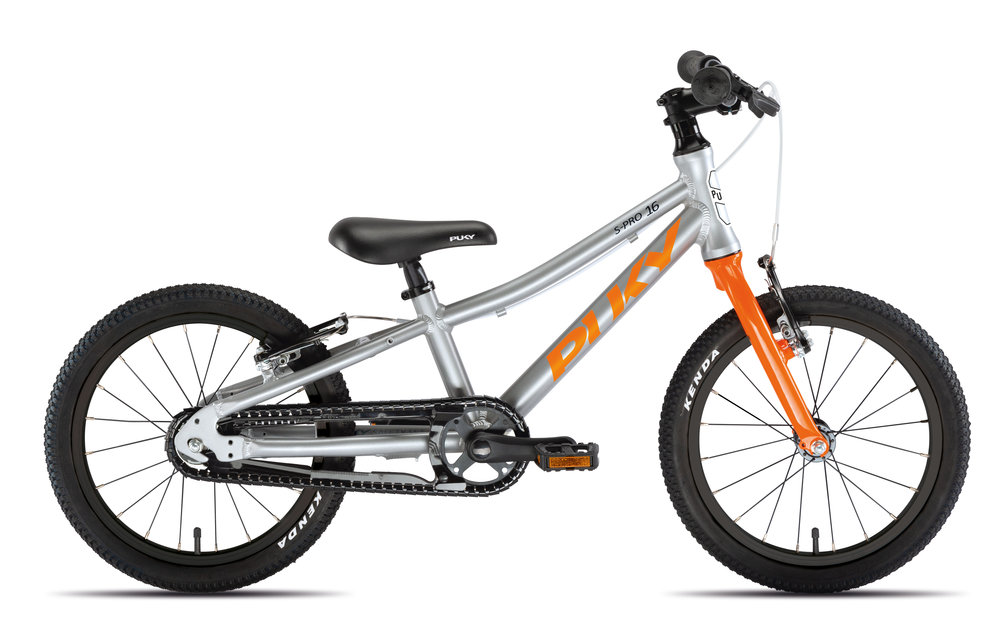 Puky 16" Alu S-PRO zilver-oranje 4+