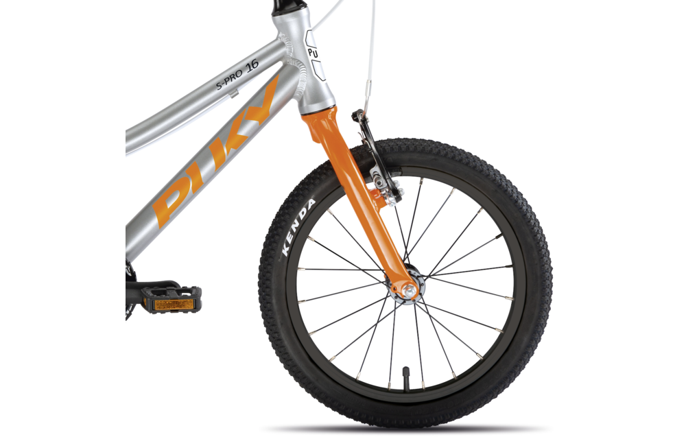 Puky 16" Alu S-PRO zilver-oranje 4+