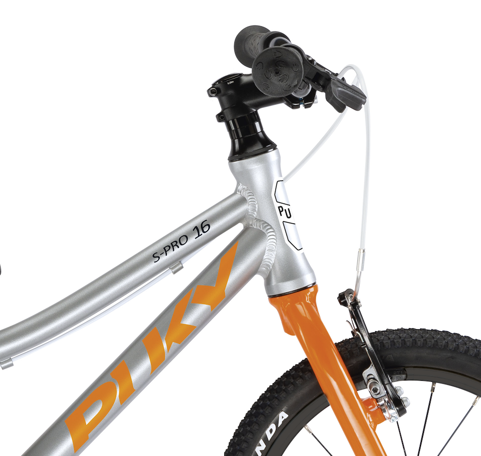 Puky 16" Alu S-PRO zilver-oranje 4+