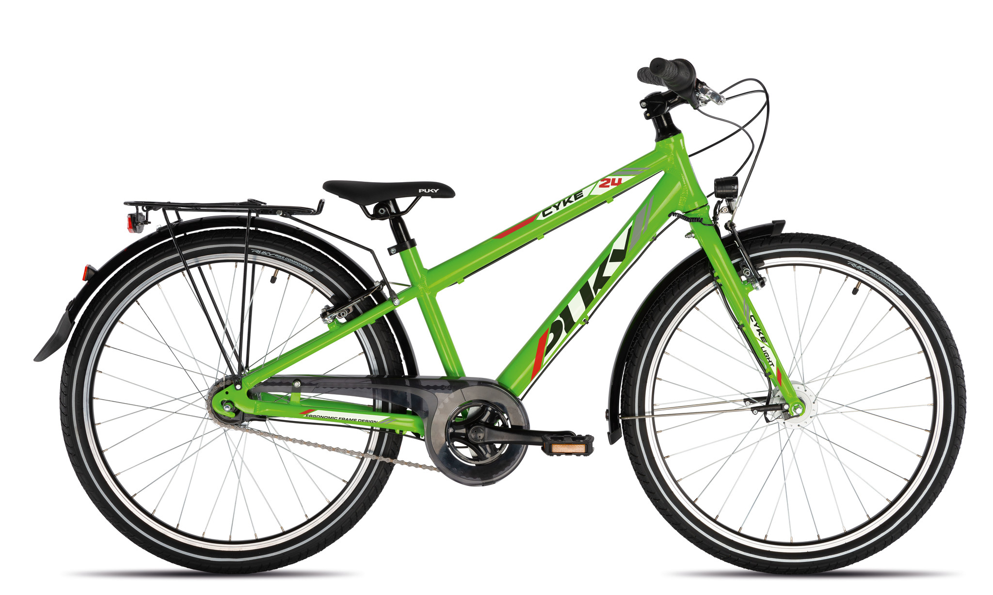 Puky CYKE ALU Light 24" 7-speed kiwi-groen 8+
