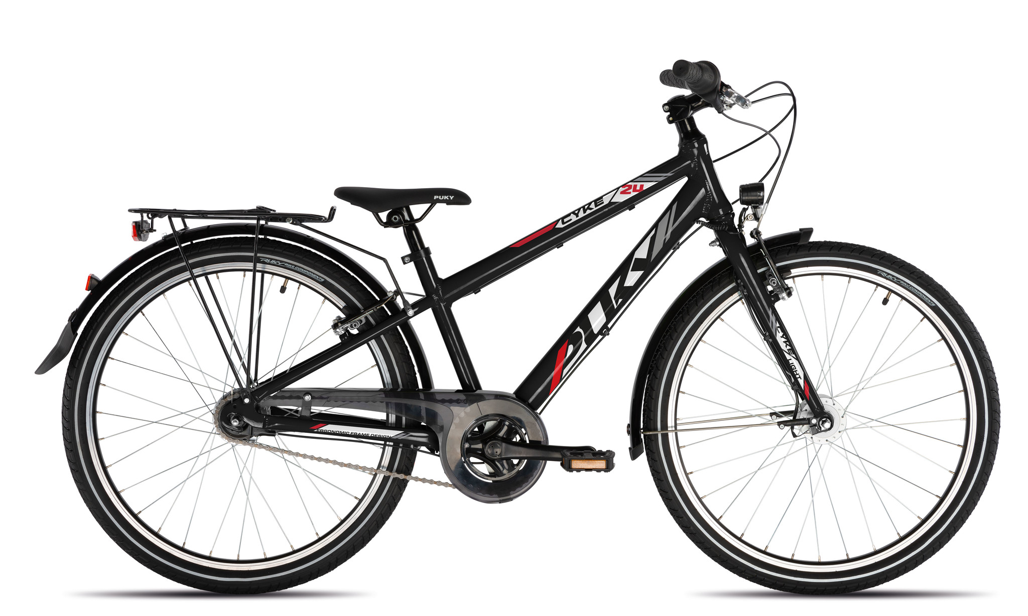 Puky CYKE ALU Light 24" 3-speed zwart 8+