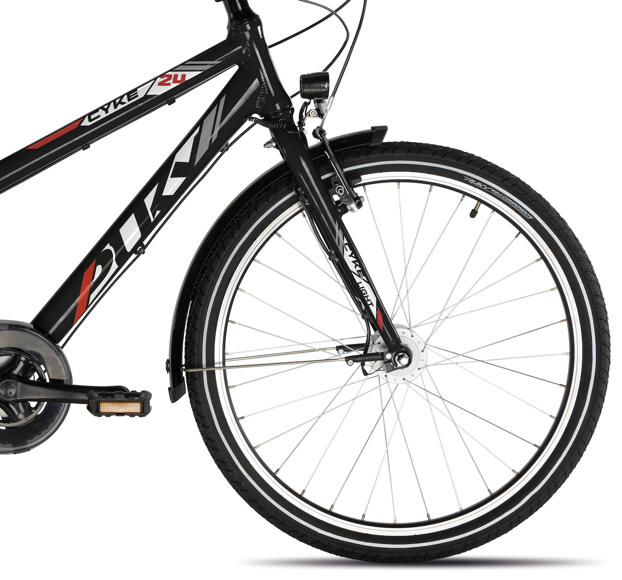 Puky CYKE ALU Light 24" 3-speed zwart 8+