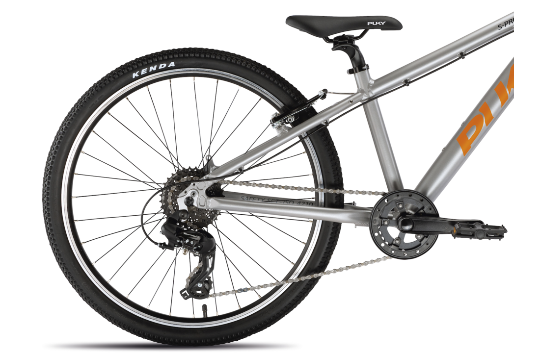Puky S-PRO 24" 8-versnelling zilver-oranje 6+