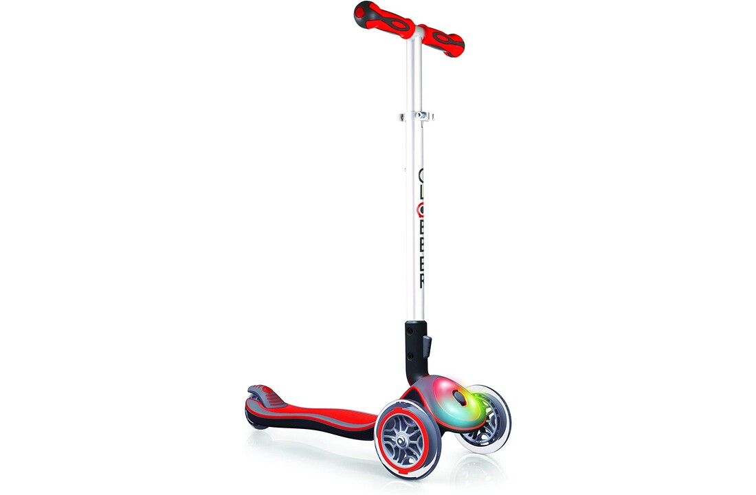 Globber Elite Flash kinderstep Red 3+